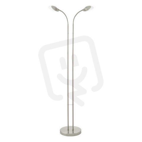 Stojací lampa CANETAL 1 LED matný nikl/bílá EGLO 93585