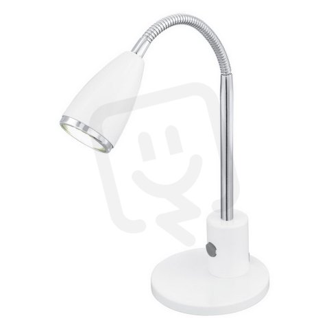 Stolní svítidlo FOX 1xGU10-LED bílá/chrom 2,8W IP20 EGLO 92872