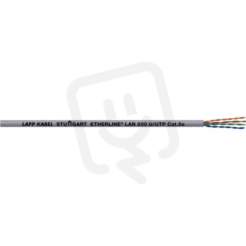 Ethernetový kabel ETHERLINE LAN Cat.5e U/UTP 4x2xAWG24 LAPP 2170950