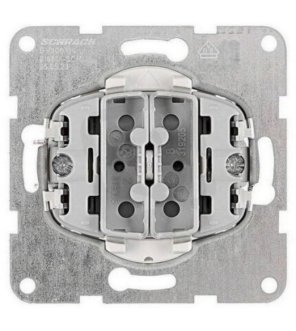 Přístroj přepínače střídavého dvojitý, č.6+6, šroub. svorky SCHRACK EV100114--