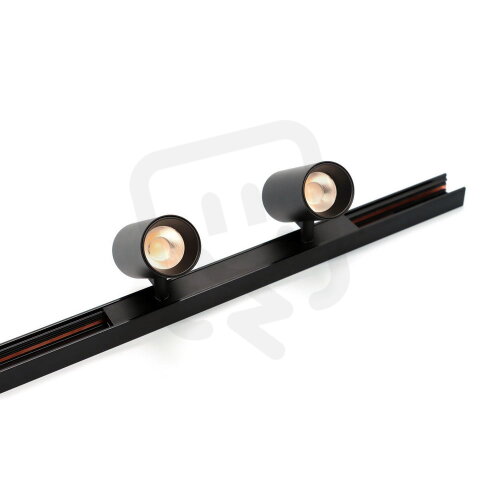 Dvojitý reflektor pro LED systém Alumia Magnetik černá , 3000K ALUMIA AM5D-30-B