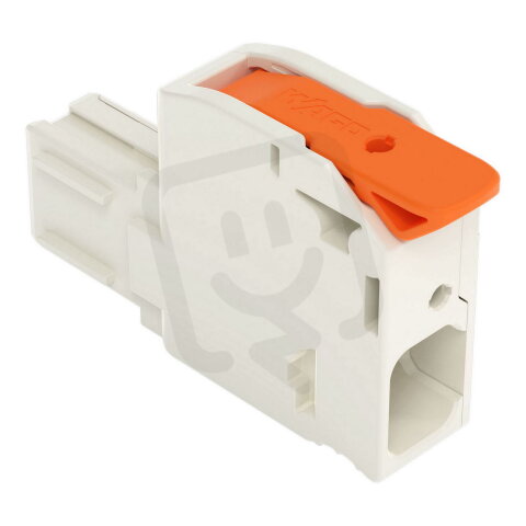 1vodičová pružinová svorkovnice, Páčka, Push-in CAGE CLAMP, Světle šedá