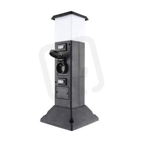 Zahradní sloupek IP44 s LED osvětlením,