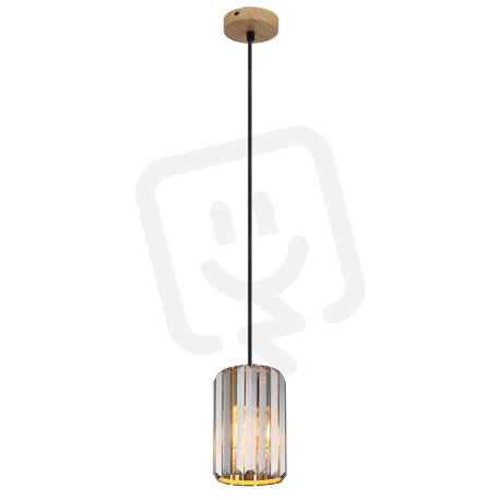 Závěsné svítidlo RUN dřevo 1x60W E27 IP20 GLOBO 30220146