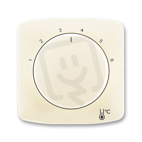 Kryt termostatu s otočným ovládáním, slonová kost ABB 3292A-A00300 C