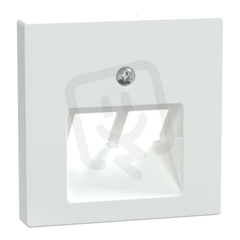 Centrální deska, Merten System M, RJ45, dvojitá, active white, lesklý plast