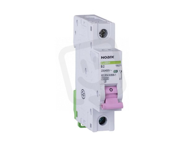 Instalační jistič NOARK 100361 EX9BH 10 kA, char. C, 2 A, 1pól