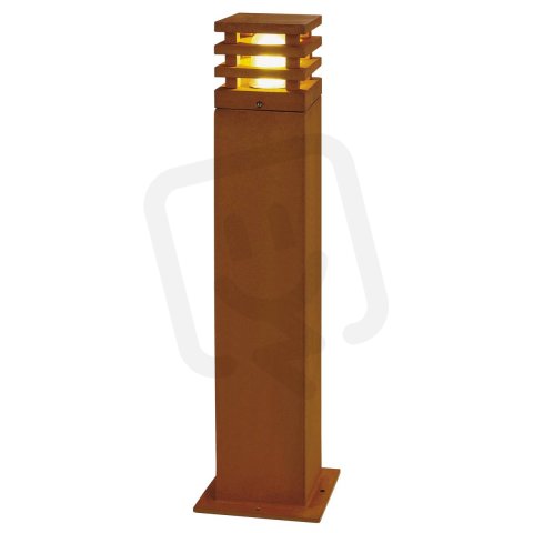 RUSTY SQUARE 70 venkovní stojací lampa LED 3000K hranatá rezavé ocel 12/12/71