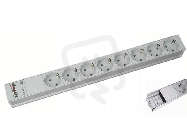 Bachman 333.416 19'' 1U 8xCEE7/3 1xterminal