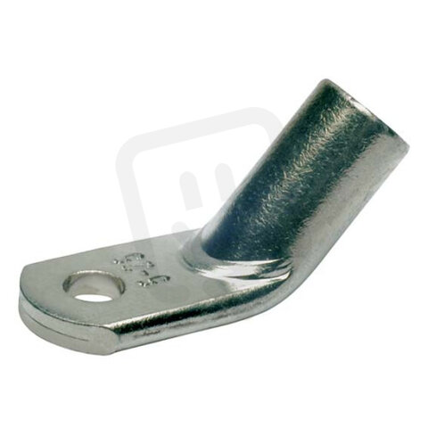 Oko lisovací CU lehčené zahnuté 45° cínované, průřez 150mm2/M10 OL45R150-M10