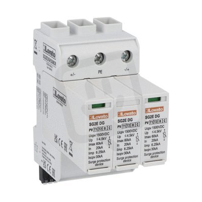 Přepěťová ochrana TYP 1,2 1500VDC+RC (E)