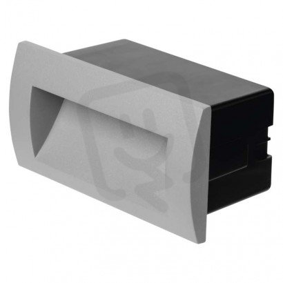 LED orientační vestavné svítidlo DIRAL 140×70, 3W teplá bílá, IP65 EMOS ZC0106