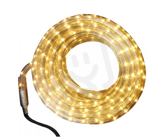 Vánoční venkovní had/řetěz, programovatelný, 288LED, 8m bílý