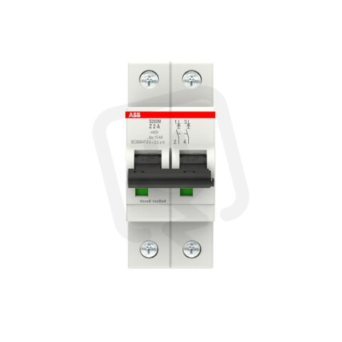 S202M-Z2 2F jistič 2 A char. Z 10kA ABB 2CDS272001R0278