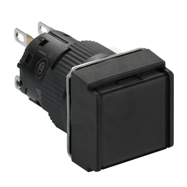 Ovládač stiskací XB6, 1 ZV, černý SCHNEIDER XB6ECA21P