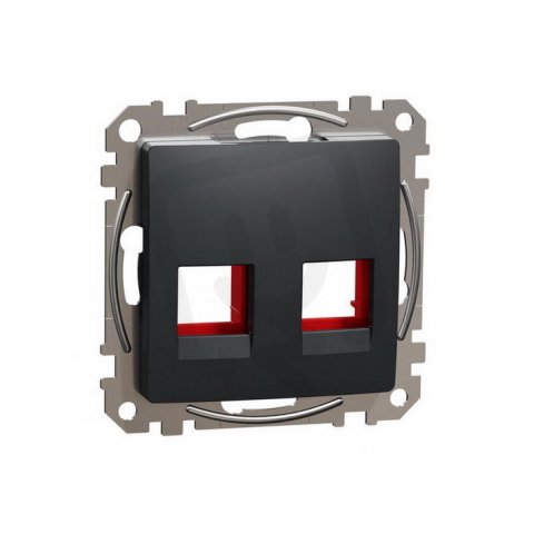 Sedna D/E Kryt pro RJ45 KRONE UTP konektor, Antracit SCHNEIDER SDD114441C