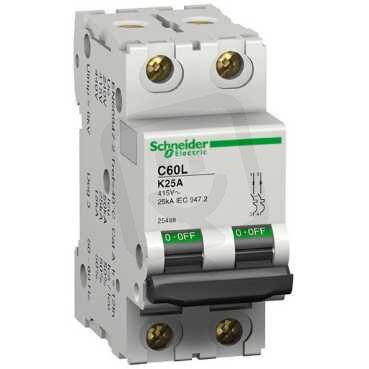 Schneider 25479 C60L jistič 2P 1,6A K