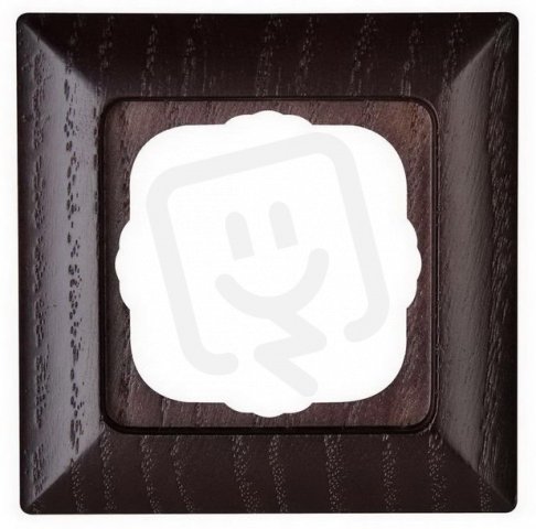 ONTARIO WENGE - rámeček 1-nás. pro vodorovnou a svislou montáž KOPP 306537534