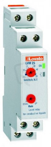 Lovato LVM25240 Hladinové relé 1 MOD. 24-240VAC/D