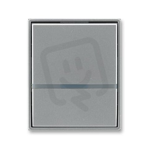 Kryt vypínače s průzorem 3558E-A00653 36 ocelová Time ABB
