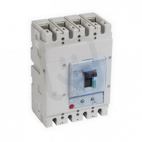DPX3 630 TEPELNĚ MAGNETICKÁ SPOUŠŤ PRO VÝKONOVÝ JISTIČ 3P+N/2 320A 36kA LEGRAND