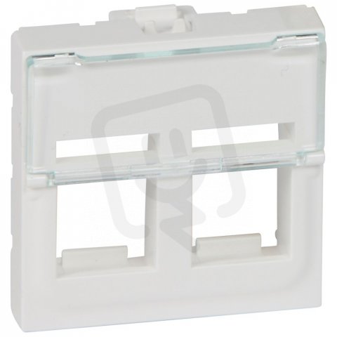 MOSAIC ADAPTÉR DATOVÉ DVOJZÁSUVKY 2XRJ45 KEYST 2MODULOVÝ BÍLÁ LEGRAND 078610