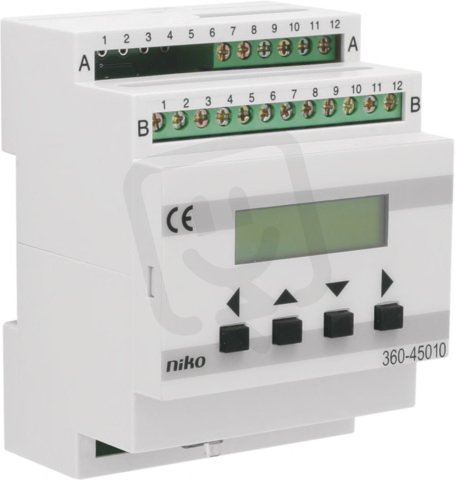 Světelný regulátor ZAP./VYP./24VDC - 3 zóny NIKO 360-45010