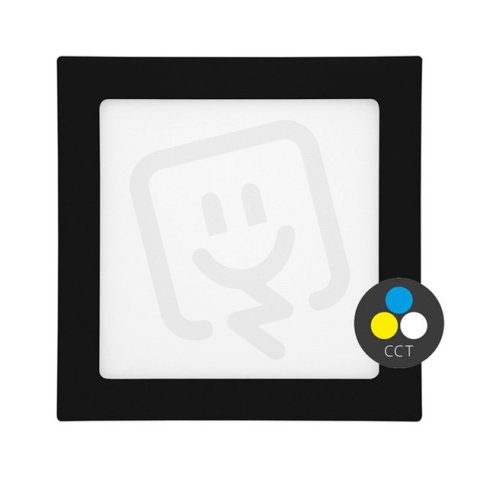 SMD panel 17x17cm, 12W, CCT, IP44, 960lm ECOLITE LED-WSQ-CCT/12W/CR