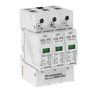 OBO V20-C 3-PH-1000 Svodič přepětí pro FV typ 2, 40kA(8/20), 1000V DC