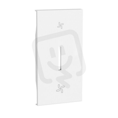 LIVING NOW KRYTKA SYMBOL VENTILÁTORU PRO K4027 2 MODULY BÍLÁ BTICINO KW06M2VMC