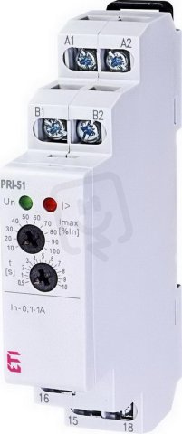 Proudové monitorovací relé PRI-51/1, 1xCO,1A, 24-240V AC/24V DC ETI 002471816
