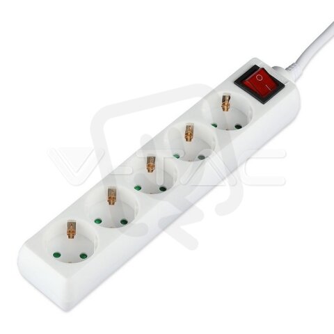 5 Ways Socket With Switch (3G 1.5MM2 X 1