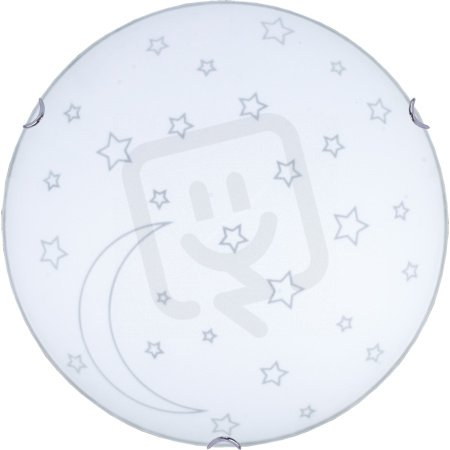 Stropní a nástěnné svítidlo Hvězdy 400 bílá 2x60W IP20 E27 COMPOLUX 912864/08
