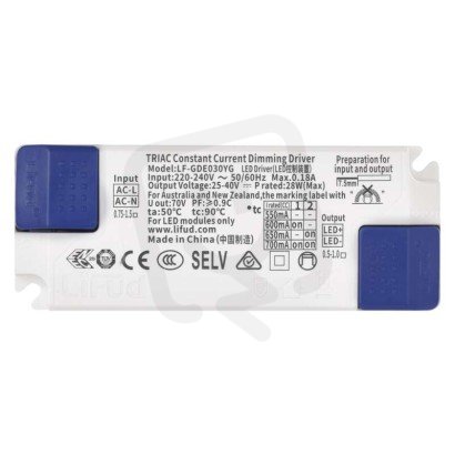 Triakově stmívatelný driver pro LED svítidla 700mA 28W EMOS ZZ3070T