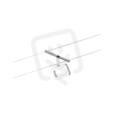 LED lankový systém Frame spot 4,8W 3000K 12V matný chrom/chrom PAULMANN 94482
