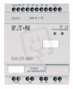 Eaton 114297 Řídicí relé, rozšíření vstupů/výstupů 6/4 EC4E-221-6D4T1