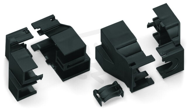 Pouzdra s odlehčením tahu 7pól. se zajišťovací sponou černá WAGO 770-507/047-000