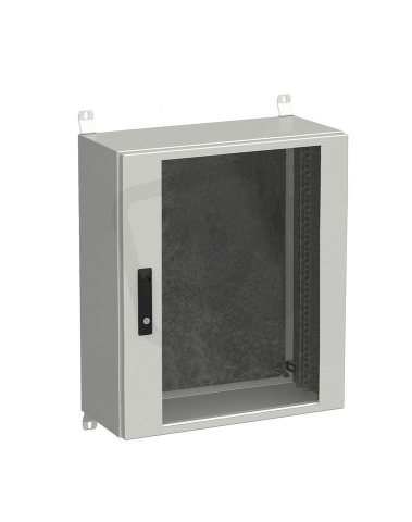 Rozvadeč nástěnný venkovní LC-20 15U 600x300 dveře sklo 3bod.zámek