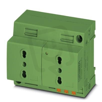 EO-L/PT/SH/LED/DUO/GN Dvojitá zásuvka 0804137