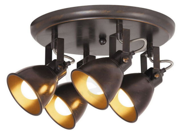 Vivienne E14 4x 40W IP20 antická hnědá RABALUX 5965