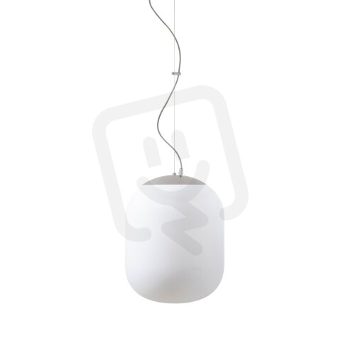 Závěsné LED svítidlo se skleněným stínidlem OSMONT TANIA L1 HP 52W IP40 3K bílá