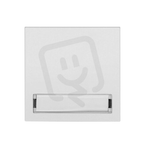 Kryt přístrojů s podsvětleným popisovým polem, bílý SCHRACK EV102011--