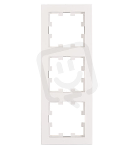 Krycí rámeček 3násobný, bílý SCHRACK EV105303--