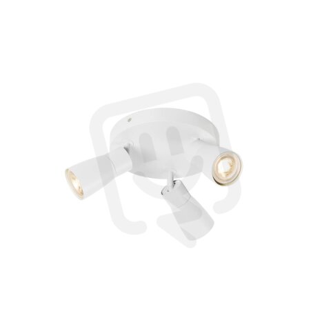 SLV PURI 2.0 Dome, nástěnné a stropní svítidlo, kulaté, 3 x max. 6W GU10, bílé