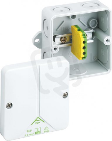 Spojovací krabice Abox 025 AB-Pot šedá IP65 IK07 80x80x52mm SPELSBERG 80342701