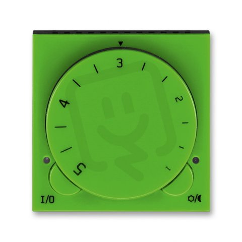 Termostat univerzální otočný 3292H-A10101 67 zelená/kouř. černá Levit ABB