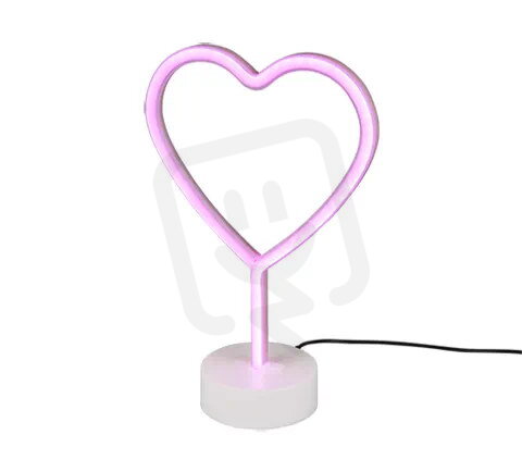 Svít. HEART incl.1x1,5W LED/10Lm/