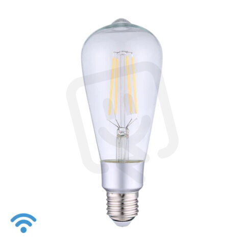 Chytrá žárovka Shelly Vintage E27 A60 Wi-Fi, 7W, IP20, 750lm, 2700K.