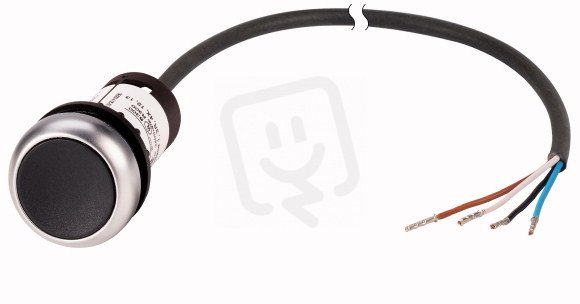 Eaton C22-D-S-K01-P65 Kompaktní zapuštěné tlačítko , bez aretace, černá, 1V