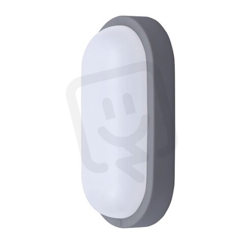 LED venkovní osvětlení oválné 20W 1500lm 4000K IP54 26cm šedá barva WO749-G